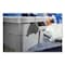 Rubbermaid Commercial Storage Tote W/ Lid, 14 gal, 27-4/5 in L x 27-1/2 in W x 10-7/10 in H, Gray, Plastic FG9S3000GRAY - alternate 3